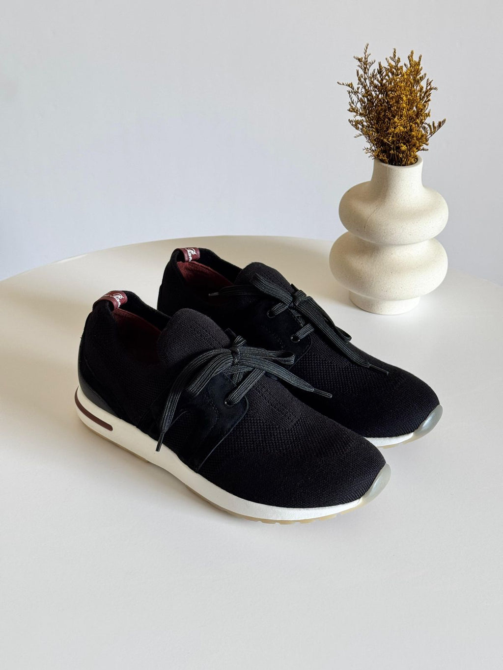 360 LP Flexy Walk Sneaker Wish® Wool Black | Loro Piana