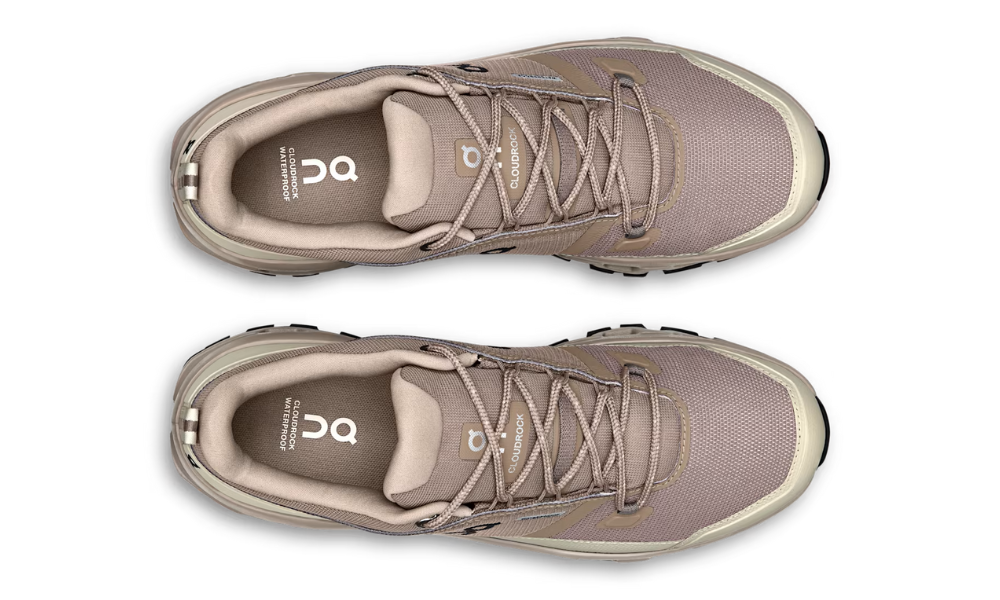 On Cloudrock Low Waterproof 'Cinder Fog'