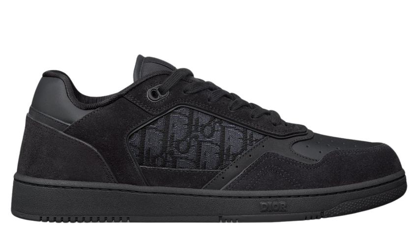 Dior B27 Uptown Low-Top Sneaker "Black Suede, Black Smooth"
