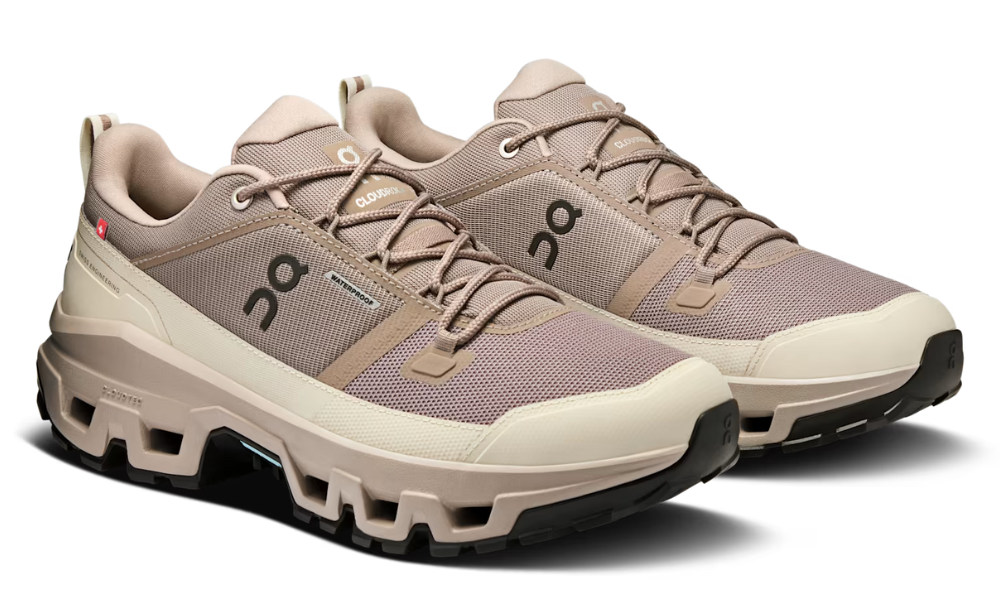 On Cloudrock Low Waterproof 'Cinder Fog'