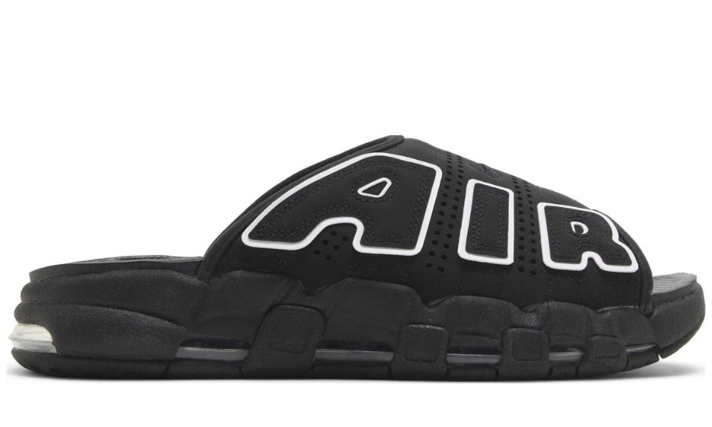 Air More Uptempo Slide ‘Black - Black Sole’