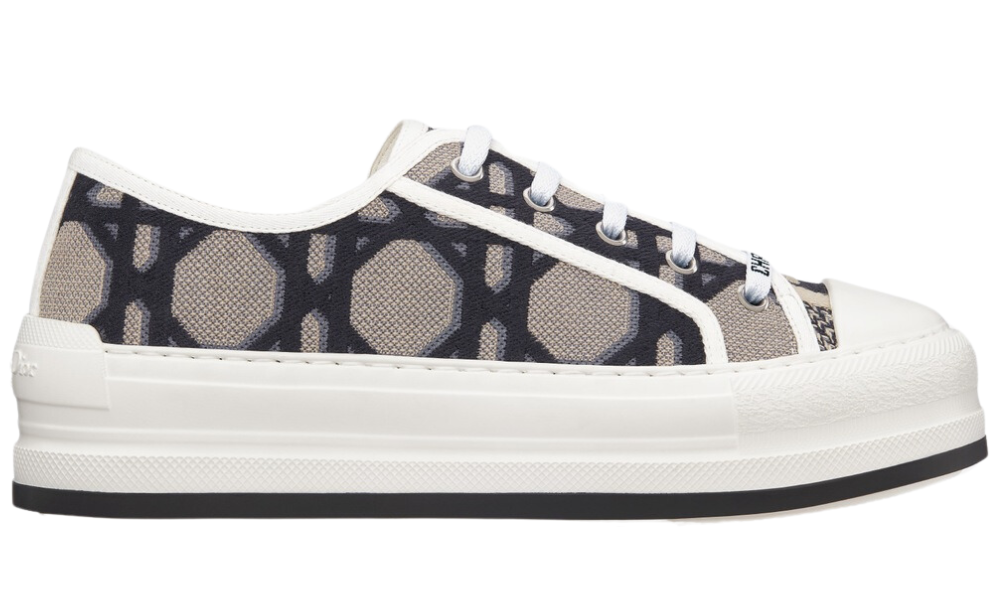 Dior Walk'N'Dior Platform 'Macrocannage - Deep Blue Beige'