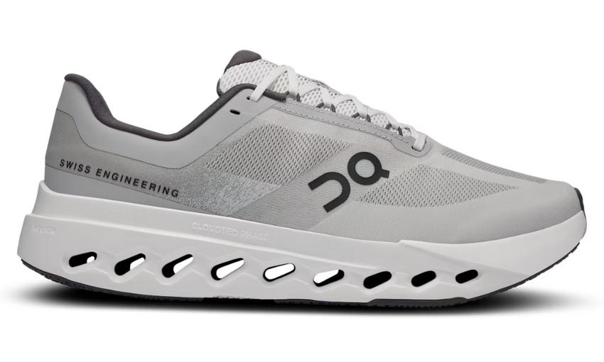 On Cloudsurfer Next Wide " Glacier | White "