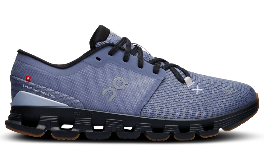 On Cloud X 4 "Feather | Black"