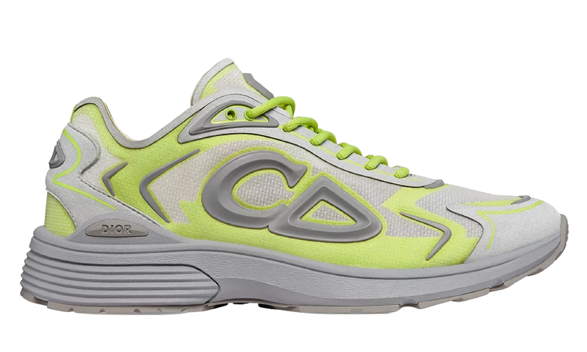 Dior B30 Countdown Tech Sneaker "Gray and Green"