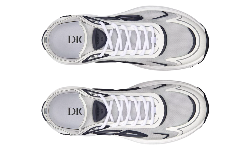 Dior B30 Countdown Tech Sneaker "White and Gray"