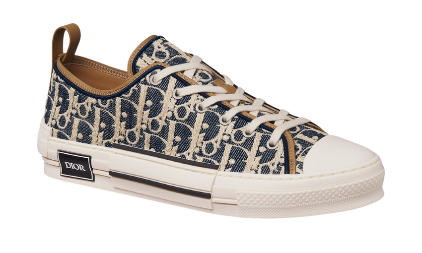 Dior B23 League Low-Top Sneaker "Blue and Beige"