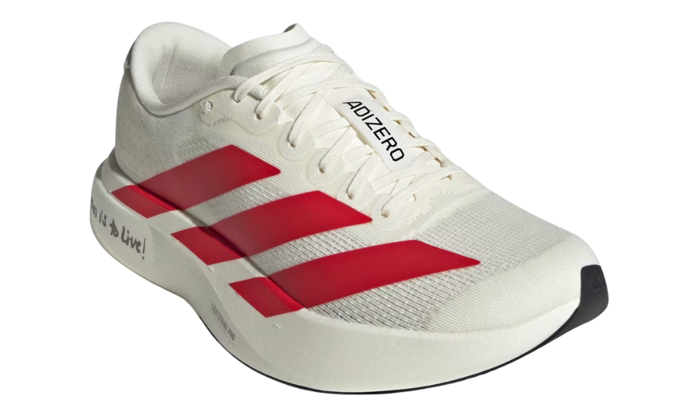 Adidas AdiZero EVO SL "Off White / Better Scarlet / Core Black"