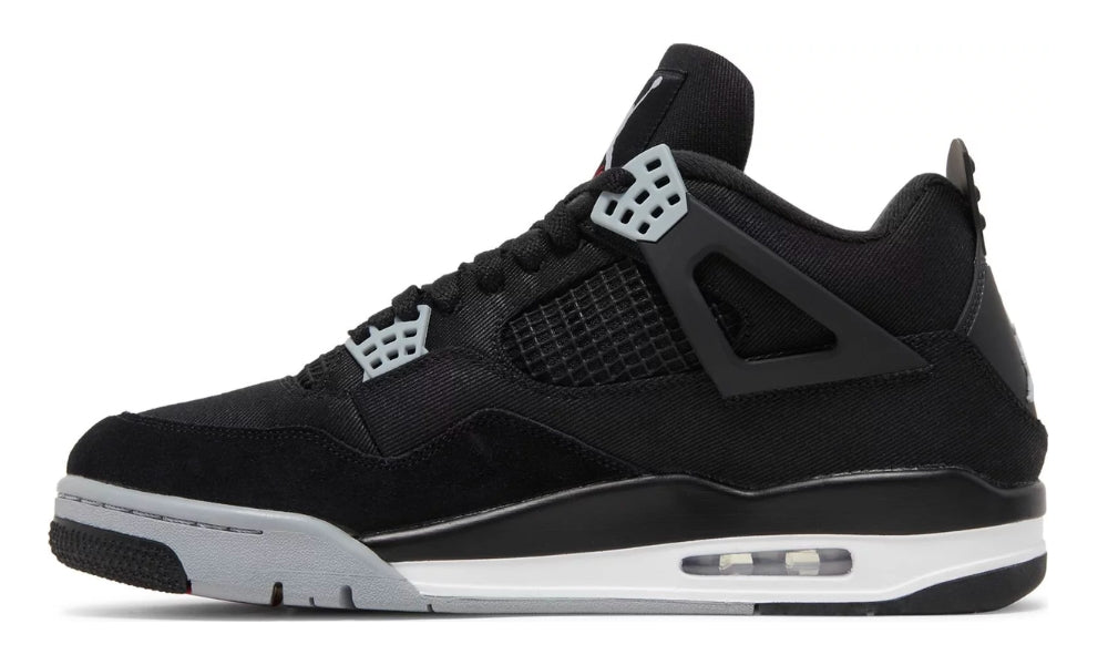 Nike Air Jordan 4 Retro 'Black Canvas'