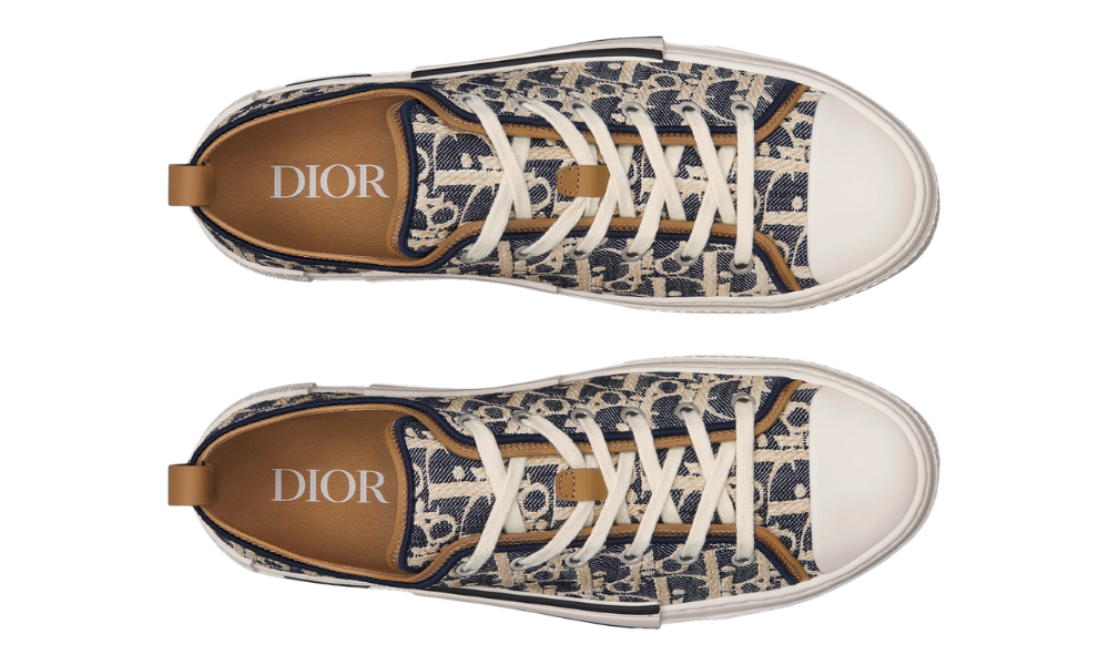 Dior B23 League Low-Top Sneaker "Blue and Beige"