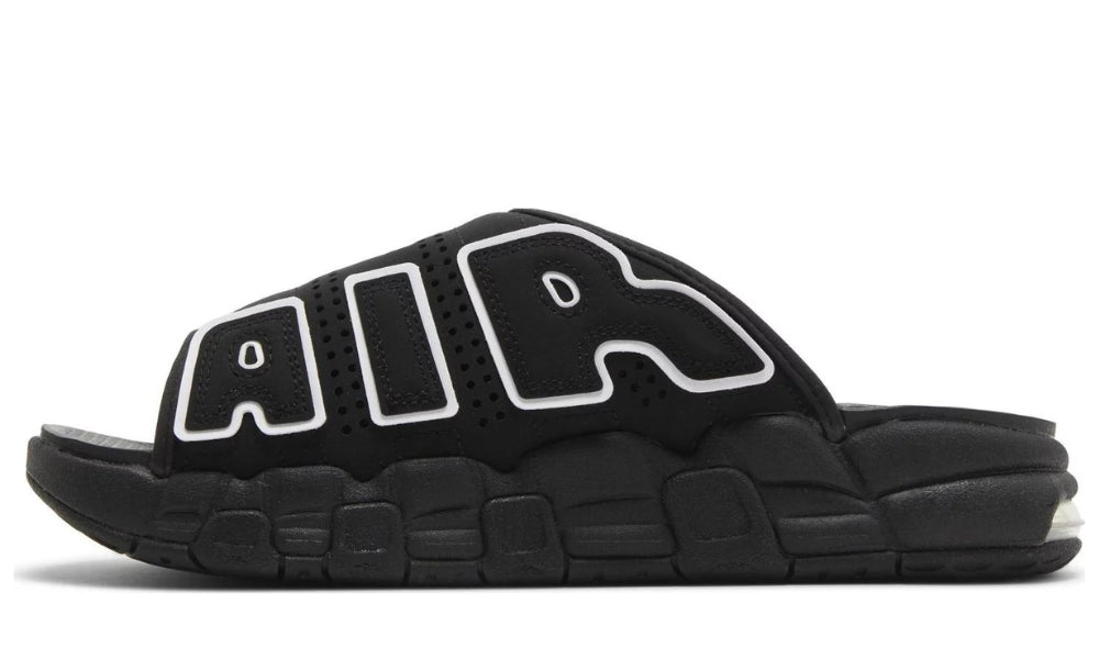 Air More Uptempo Slide ‘Black - Black Sole’
