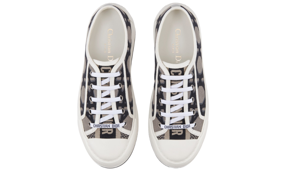 Dior Walk'N'Dior Platform 'Macrocannage - Deep Blue Beige'