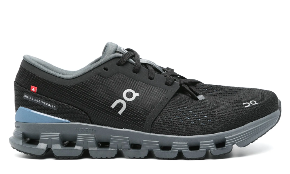 On Cloud X 4 "Black | Chambray"