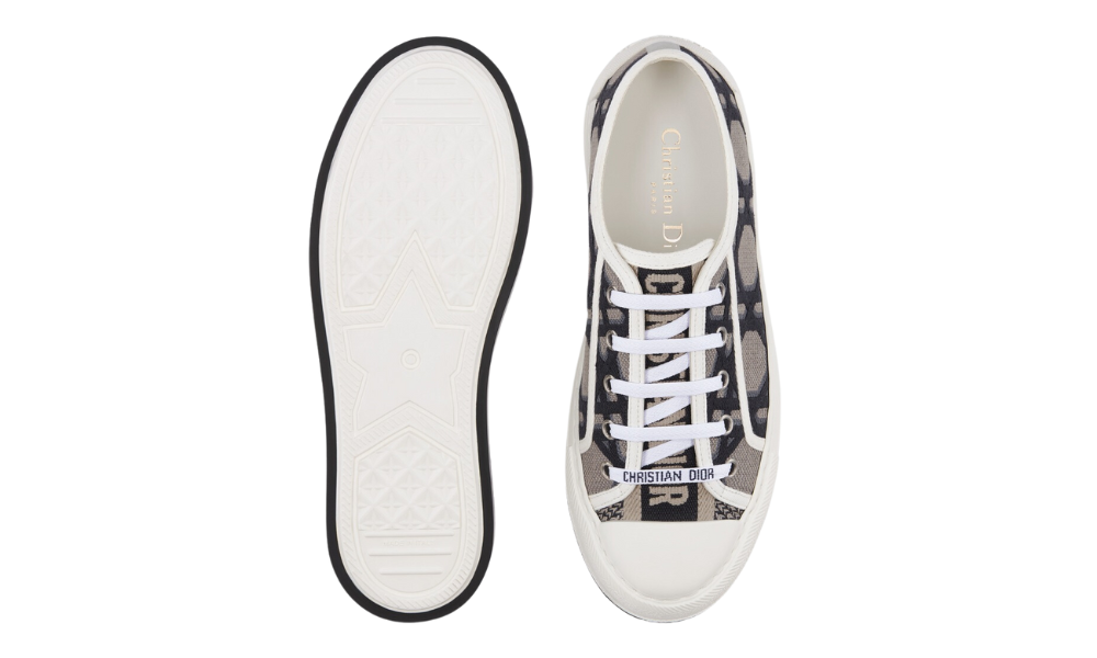 Dior Walk'N'Dior Platform 'Macrocannage - Deep Blue Beige'