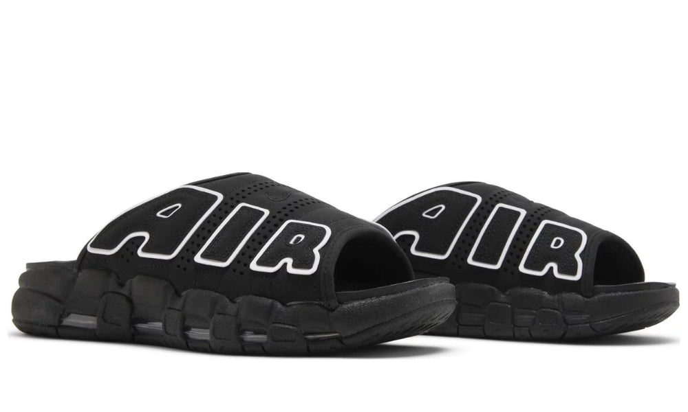 Air More Uptempo Slide ‘Black - Black Sole’