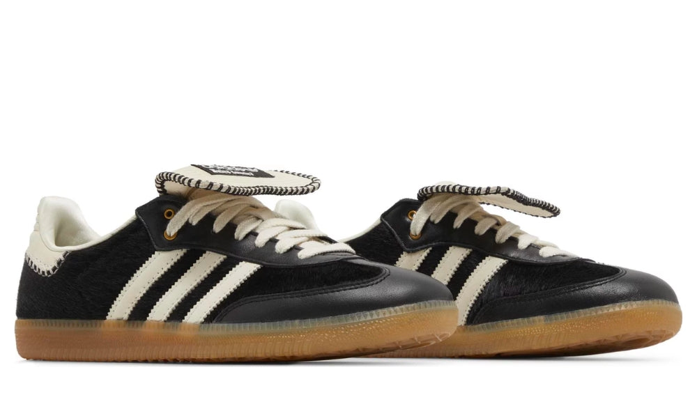 Adidas Samba Pony Tonal Low x Wales Bonner 'Core Black'