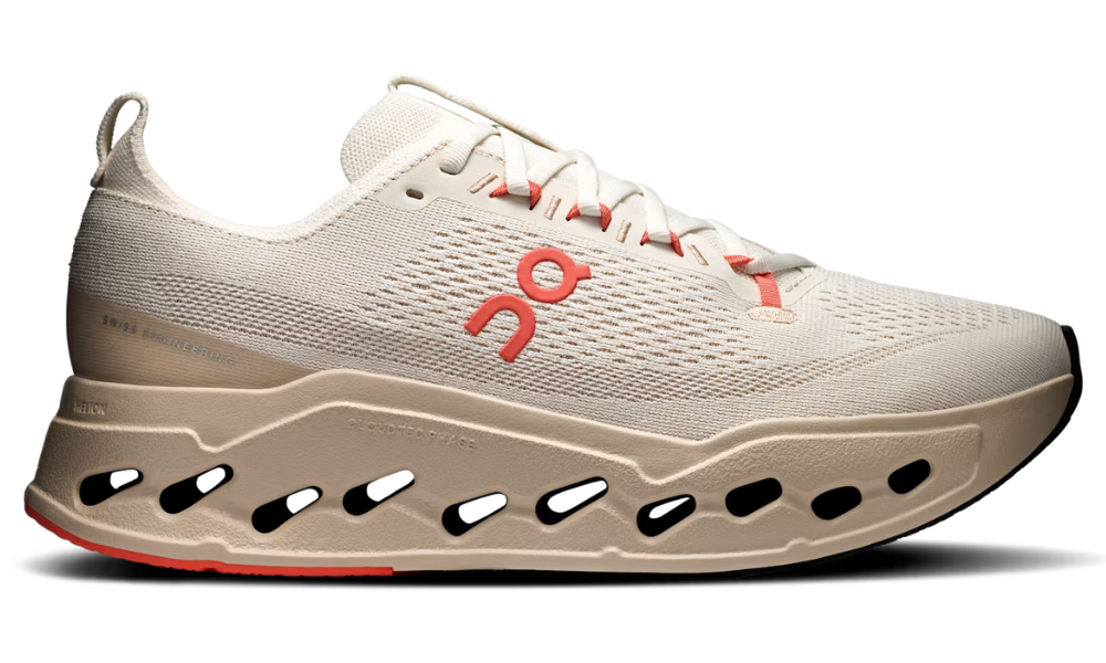 On Cloudsurfer Max 'Ivory | Salmon'