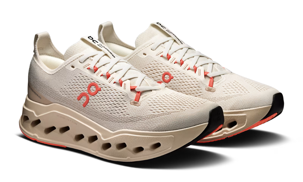 On Cloudsurfer Max 'Ivory | Salmon'