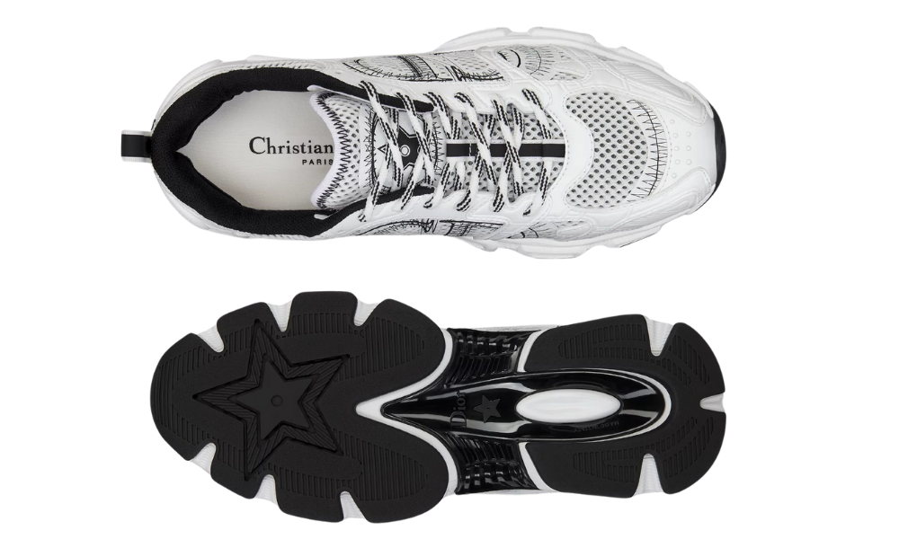 Dior Chrono Sneaker " White and Black "