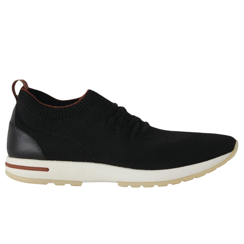 360 LP Flexy Walk Sneaker Wish® Wool Black | Loro Piana