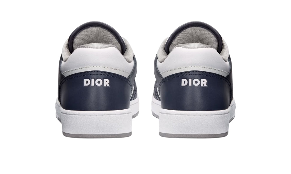 Dior B27 Smooth Calfskin With Dior Oblique Jacquard Deep Blue