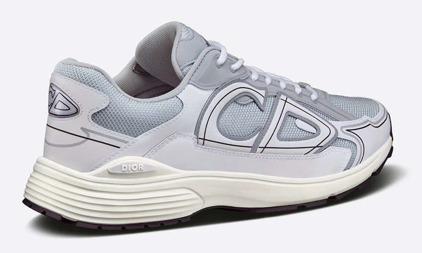 DIOR B30 SNEAKER "Gray Mesh and White Technical Fabric"