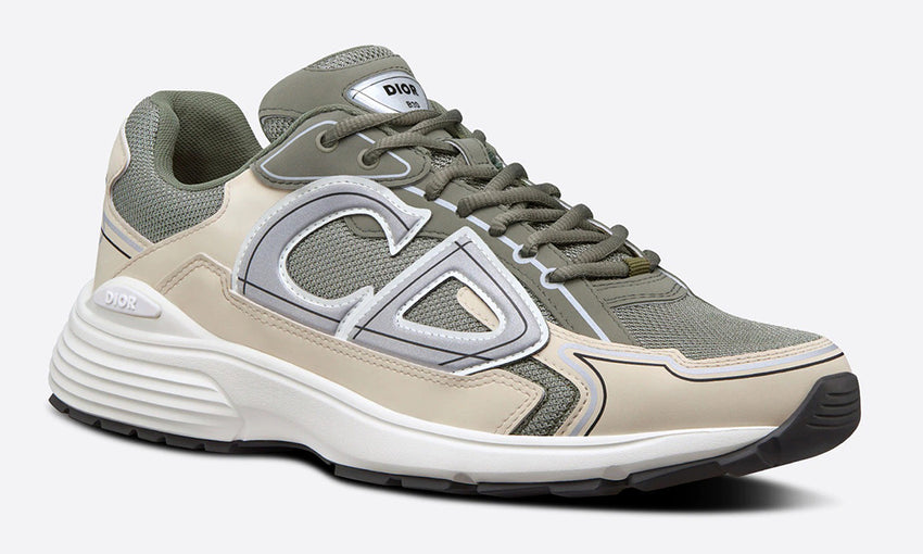 DIOR B30 SNEAKER "Olive Mesh and Cream Technical Fabric"
