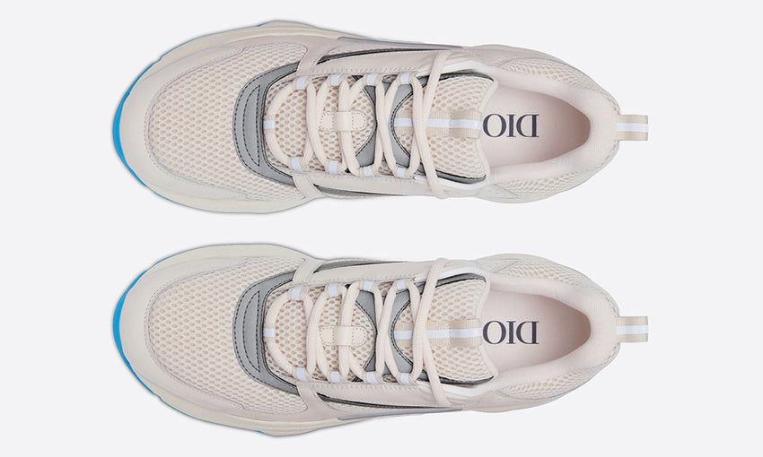 Dior B22 Cream Technical Mesh and Smooth Calfskin