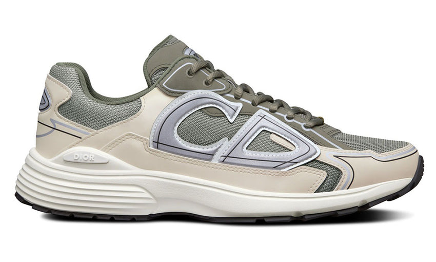 DIOR B30 SNEAKER "Olive Mesh and Cream Technical Fabric"
