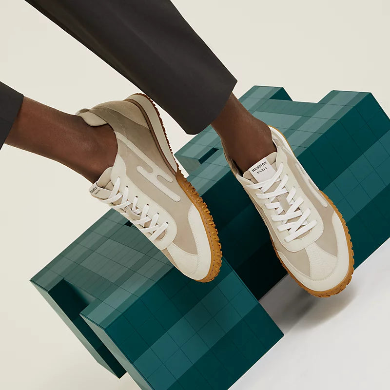 Hermes Jet Sneakers beige esquisse / glaise